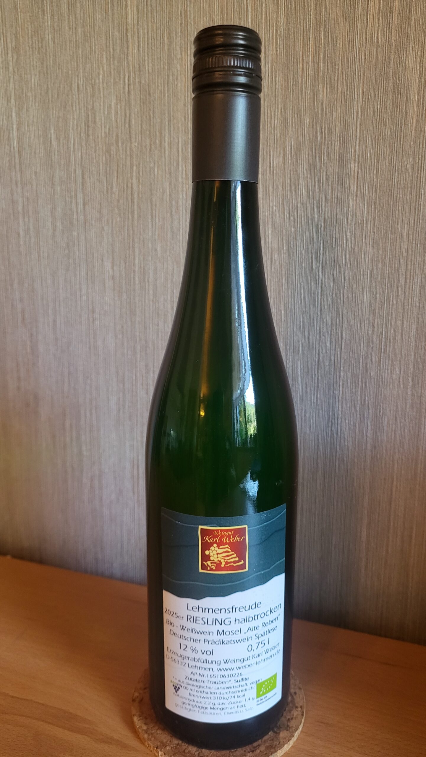 Riesling halbtrocken 2025 Lehmensfreude Spätlese